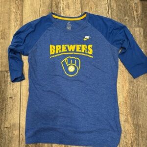 Nike Brewers Baseball Tee